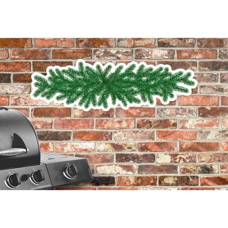 Christmas: Green Branch – Outdoor Graphic