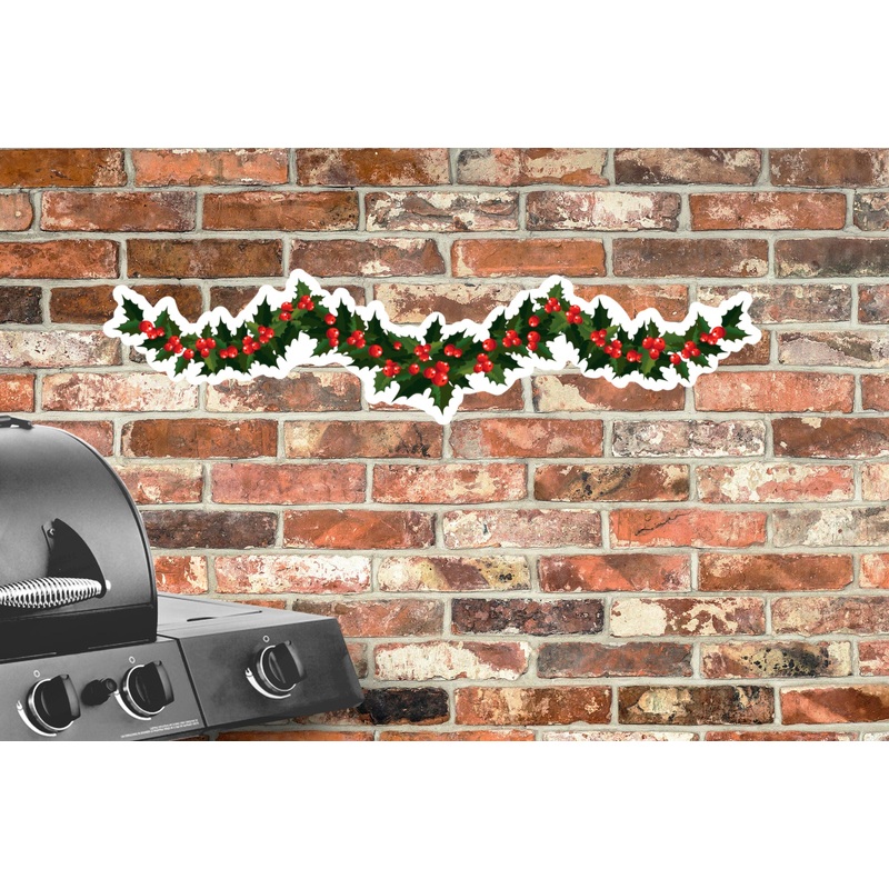 Christmas: Only Holly Leaves – Outdoor Graphic