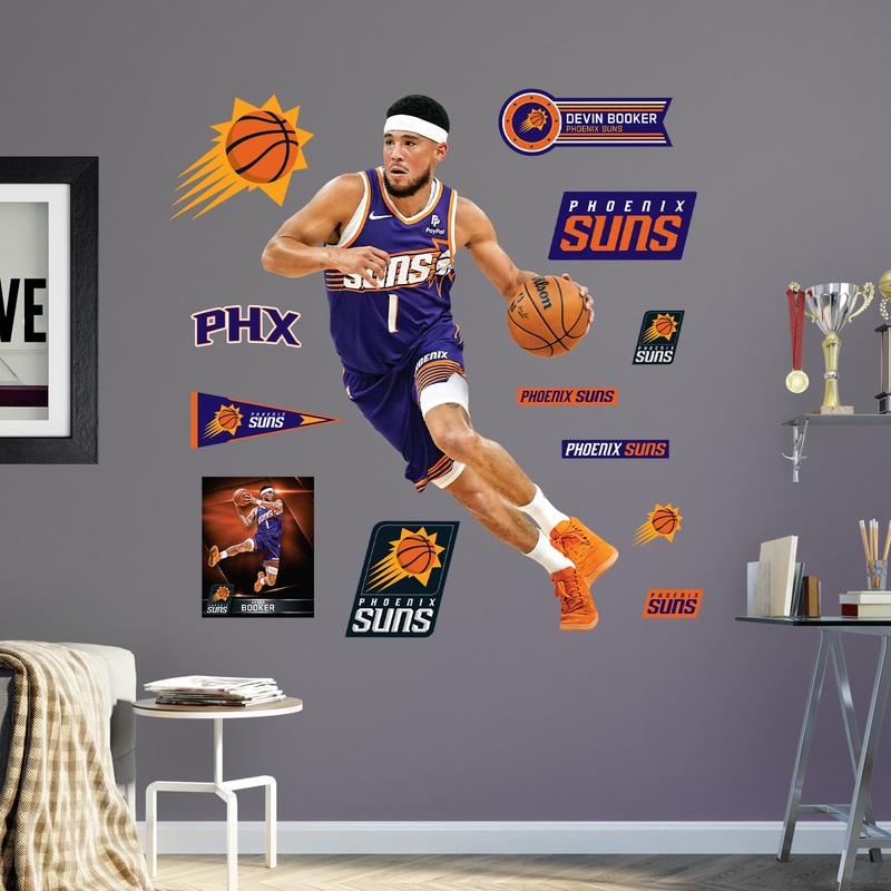 Devin Booker – RealBig Collection – Official NBA – Phoenix Suns – Reusable Vinyl Wall Decals #3
