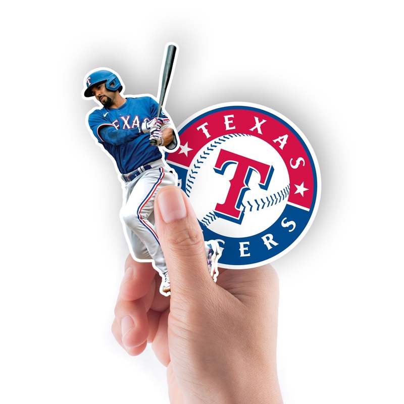 Marcus Semien – 5 Minis (Mixed Sizes) – Official MLB – Texas Rangers – Reusable Vinyl Decals