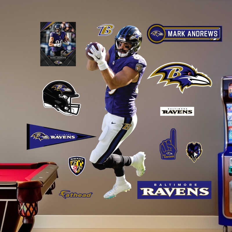 Mark Andrews – RealBig Collection – Official NFL – Baltimore Ravens – Reusable Vinyl Wall Decals #3