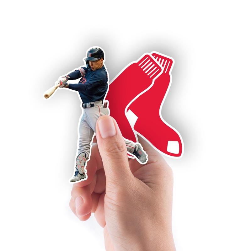 Masataka Yoshida – 5 Minis (Mixed Sizes) – Official MLB – Boston Red Sox – Reusable Vinyl Decals