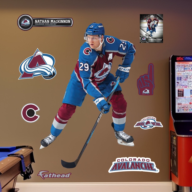 Nathan MacKinnon – RealBig Collection – Official NHL – Colorado Avalanche – Reusable Vinyl Wall Decals #4