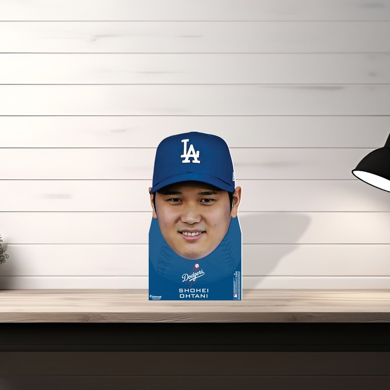 Shohei Ohtani Face – Mini Stand Out – Official MLB – Los Angeles Dodgers – Cardstock Cutout