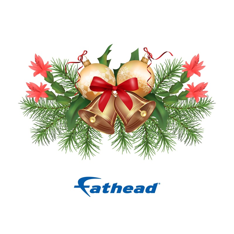 Christmas: Baubles Icon – Removable Adhesive Decal