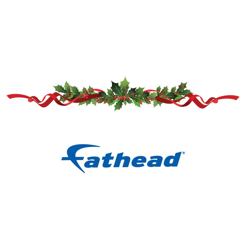 Christmas: Holly Leaves Icon – Removable Adhesive Decal