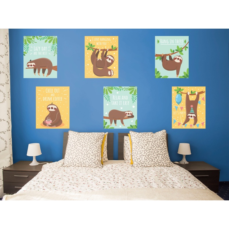 Jungle:  Chill Out Collection        –   Removable Wall   Adhesive Decal
