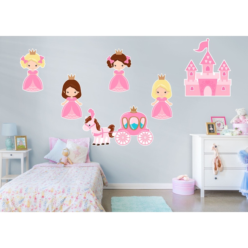Nursery:  All Pink Collection        –   Removable Wall   Adhesive Decal