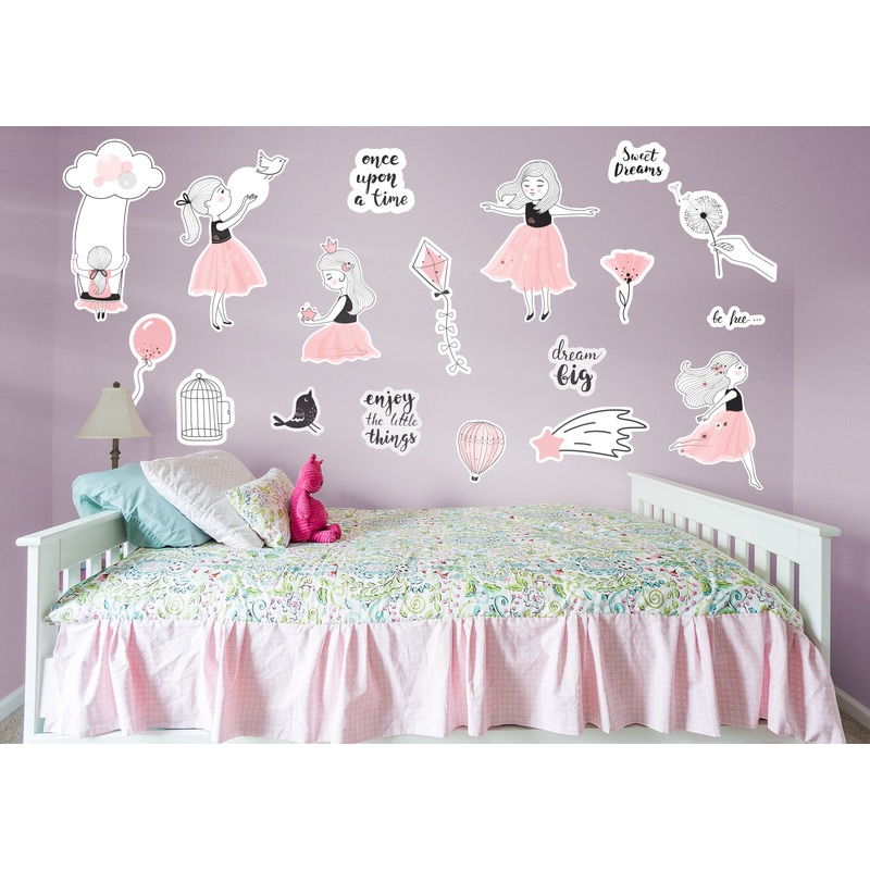 Nursery:  Dream Big Collection        –   Removable Wall   Adhesive Decal