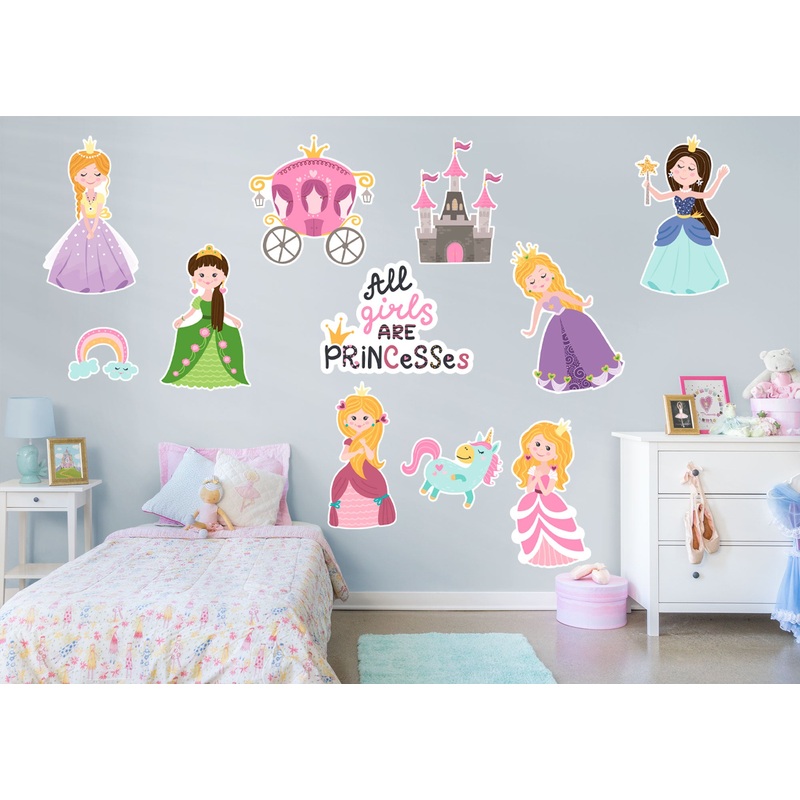 Nursery:  Girls Collection        –   Removable Wall   Adhesive Decal