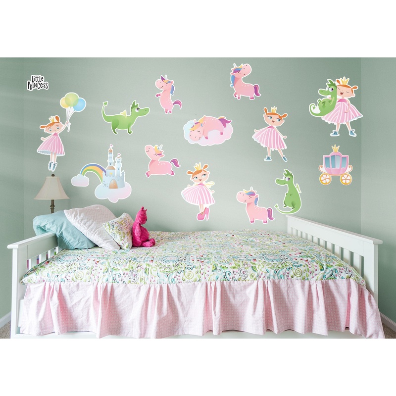 Nursery:  Unicorns Pastel Collection        –   Removable Wall   Adhesive Decal