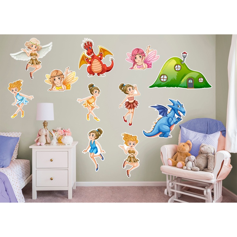 Nursery:  Wonderland Collection        –   Removable Wall   Adhesive Decal