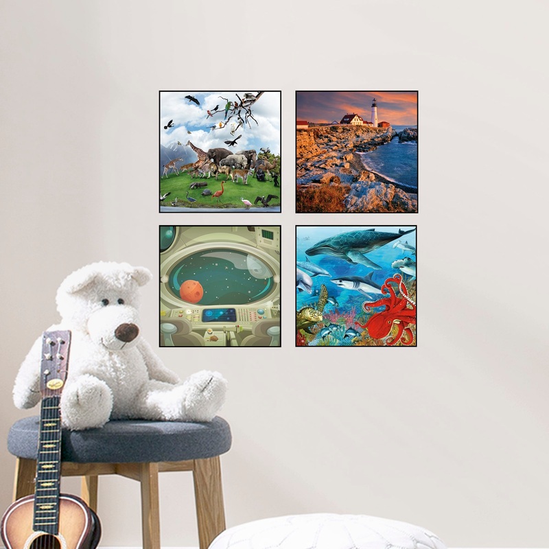 Photo Mix Up Puzzle Collection – Removable Vinyl Decal