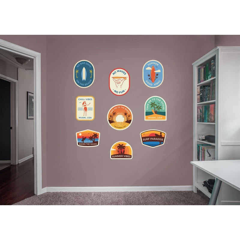 Seasons Decor:  Summer Take me to the beach Collection        –   Removable Wall   Adhesive Decal