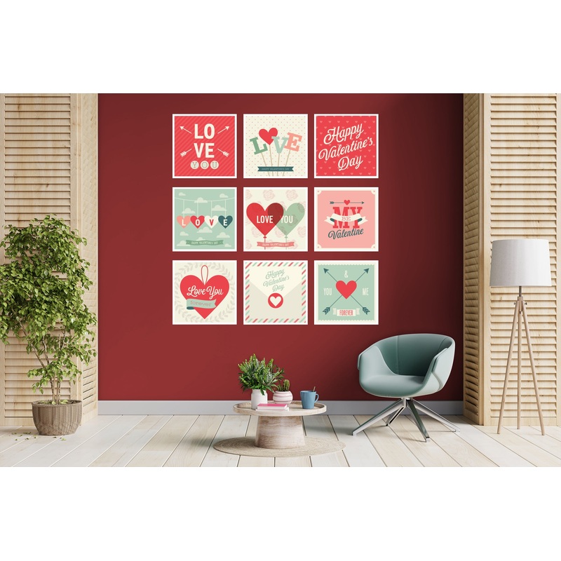 Valentine’s Day: Be My Valentine Collection – Removable Adhesive Decal