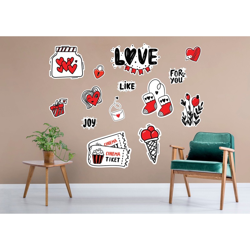 Valentine’s Day: Joy Collection – Removable Adhesive Decal