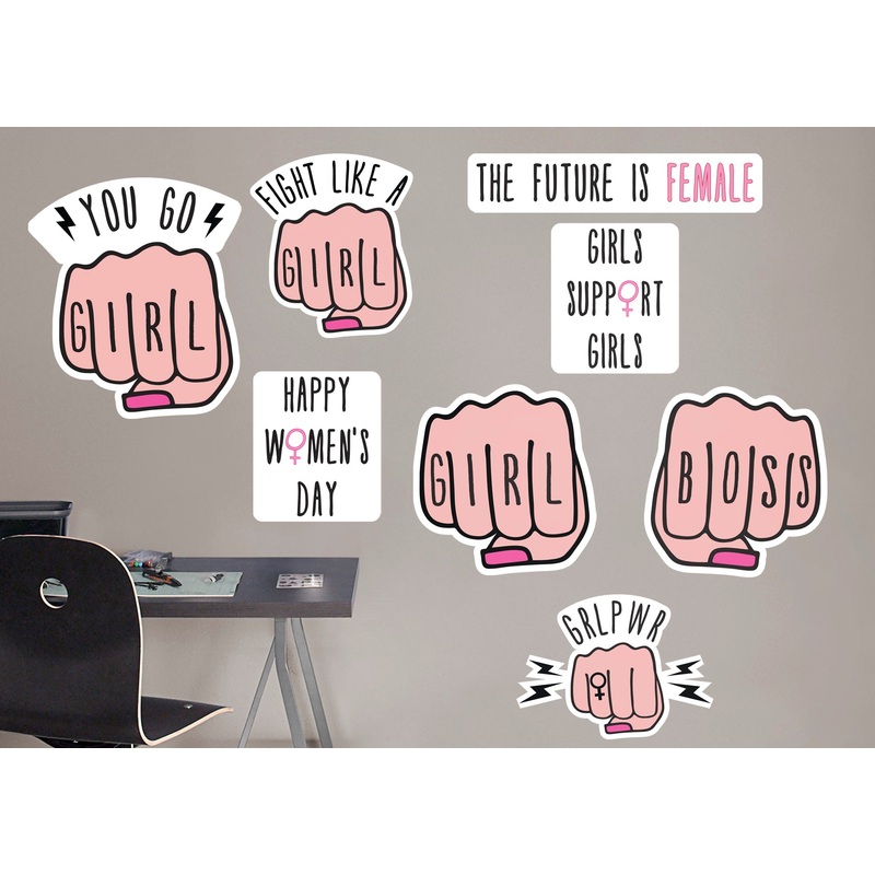 Womens Day Fists COLLECTION  – Removable Wall Decal