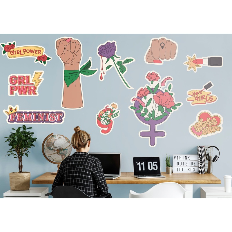 Womens Day Icons COLLECTION  – Removable Wall Decal