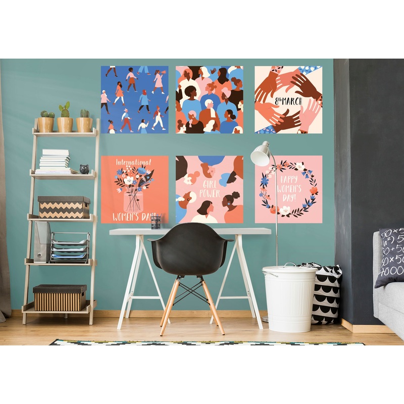 Womens Day Orange COLLECTION  – Removable Wall Decal