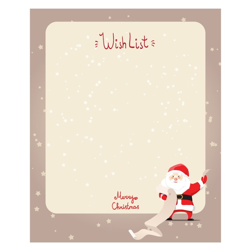 Christmas:  Long List Dry Erase        –   Removable     Adhesive Decal