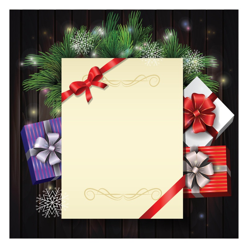 Christmas:  Presents Dry Erase        –   Removable     Adhesive Decal