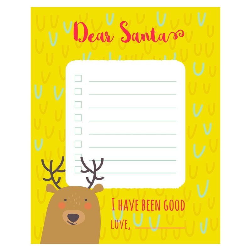 Christmas: Reindeer Dry Erase        –   Removable     Adhesive Decal