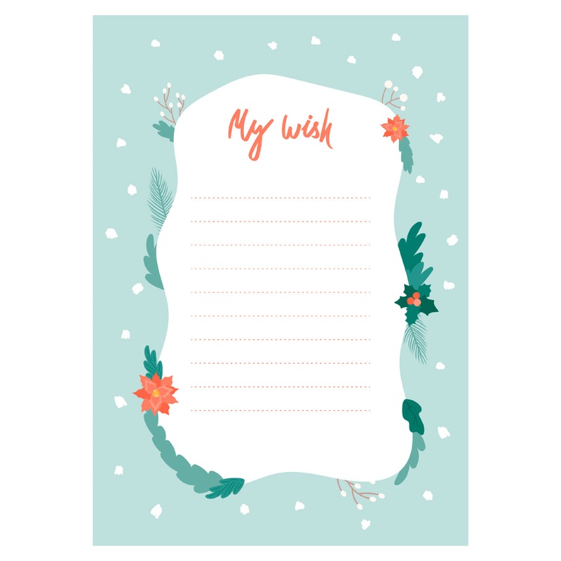 Christmas:  Snowy Dry Erase        –   Removable     Adhesive Decal
