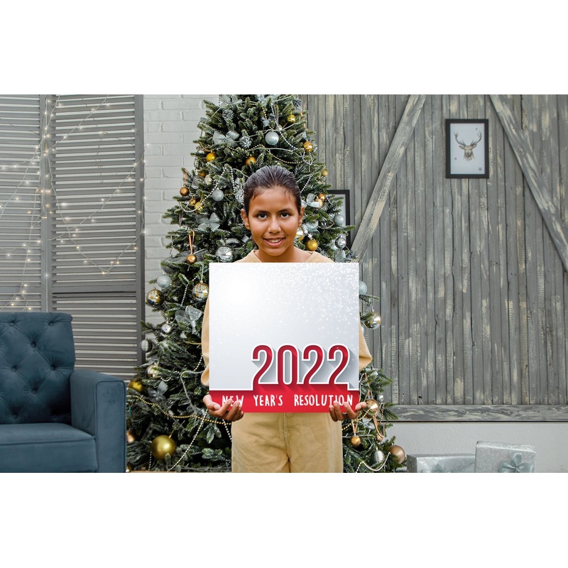 New Years:  Resolution Lights Sparks Dry Erase        –      Dry Erase Foam Core