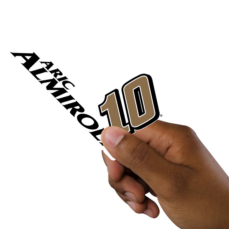 Aric Almirola #10 – 5 Logo Minis (Mixed Sizes) – Official NASCAR – Reusable Vinyl Decals