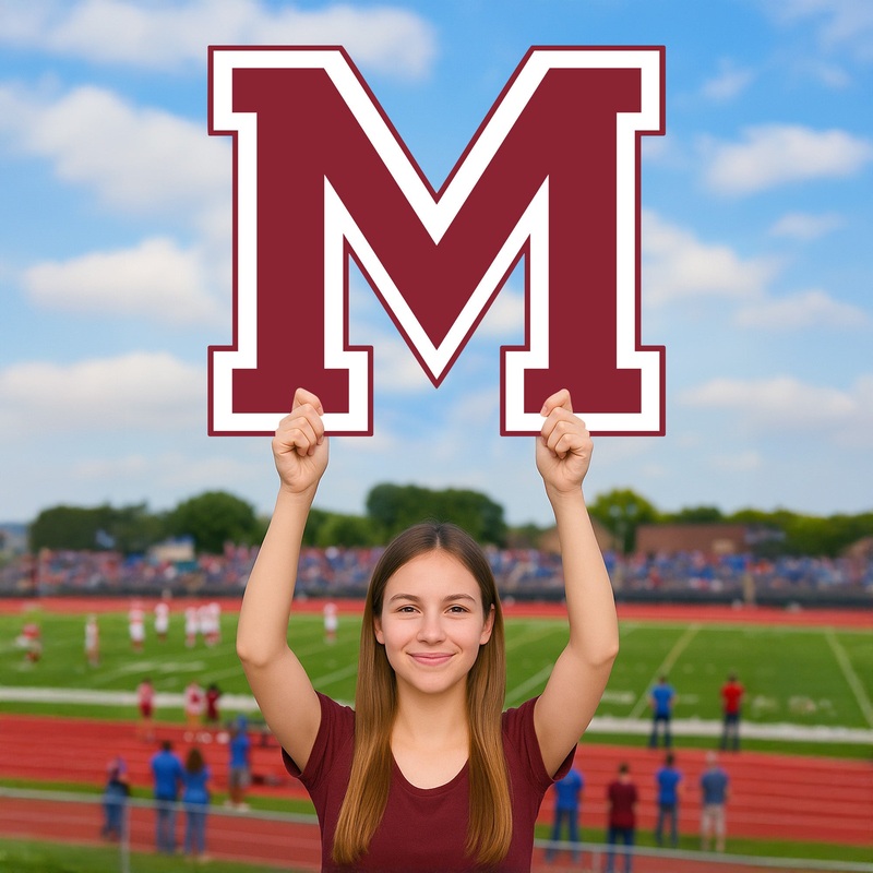 Morehouse Maroon Tigers Logo – Big Head – Official NCAA – Foam Core Cutout