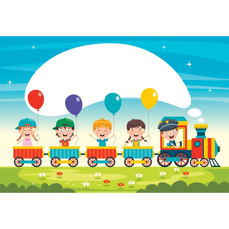 Nursery:  Kids with Balloons Dry Erase        –   Removable Wall   Adhesive Decal