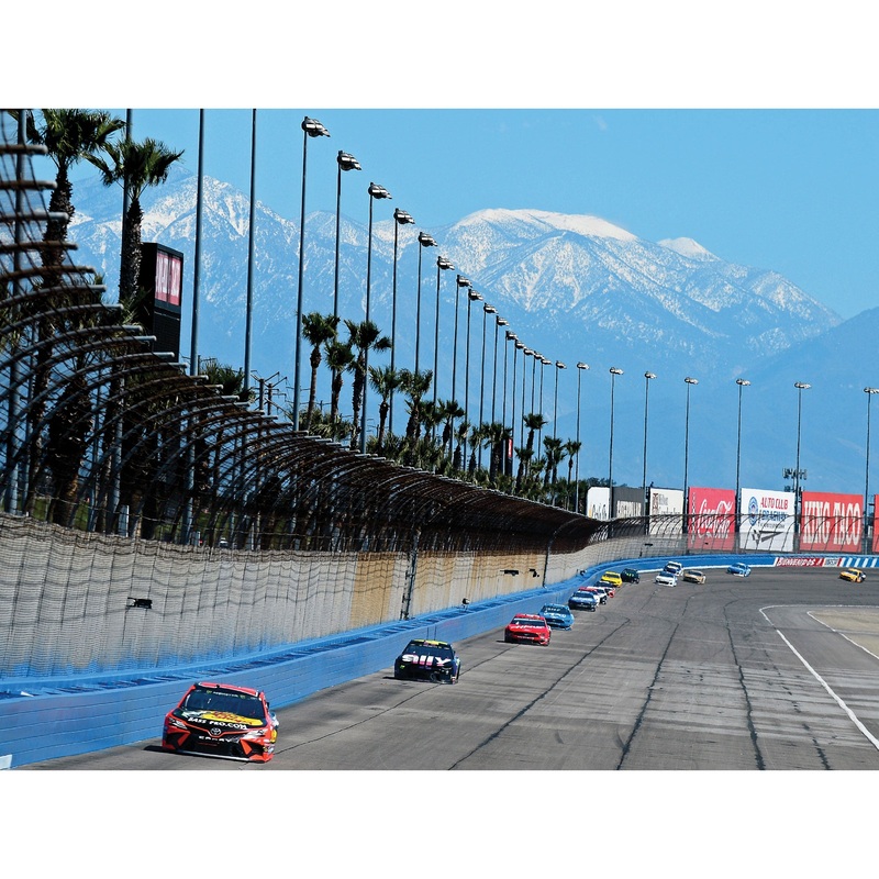 Auto Club Speedway – Peel & Stick Poster – Official NASCAR – Reusable Vinyl Wall Decal