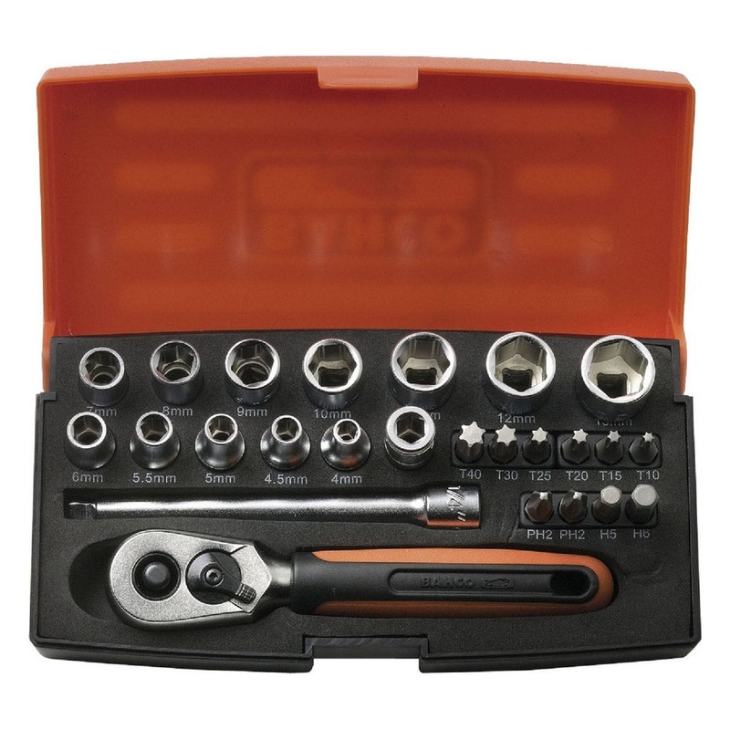 Bahco 1/4 Socket Set
