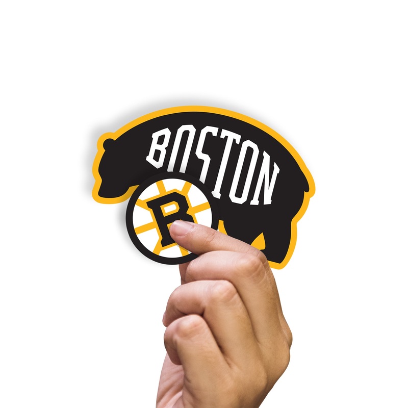 Boston Bruins – 5 Logo Minis (Mixed Sizes) – Official NHL – Reusable Vinyl Decals