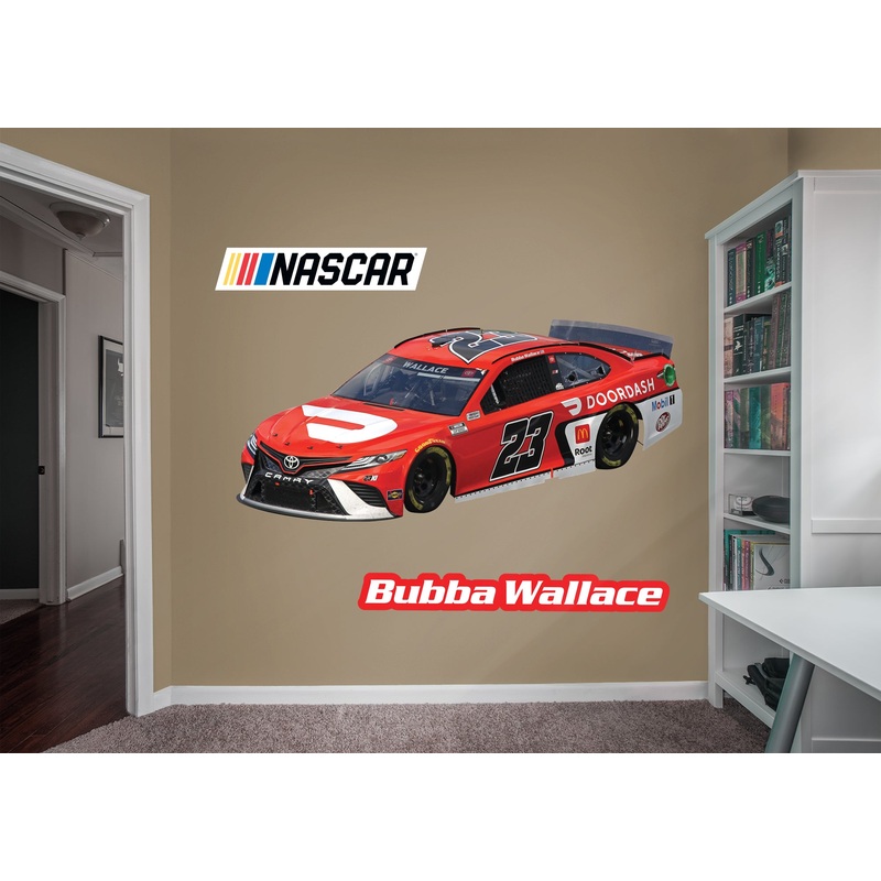 Bubba Wallace – RealBig Doordash Car Collection – Official NASCAR – Reusable Vinyl Wall Decals