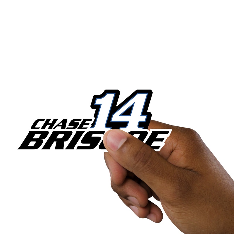 Chase Briscoe – 5 Logo Minis (Mixed Sizes) – Official NASCAR – Reusable Vinyl Decals