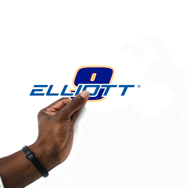 Chase Elliott – 5 Logo Minis (Mixed Sizes) – Official NASCAR – Reusable Vinyl Decals