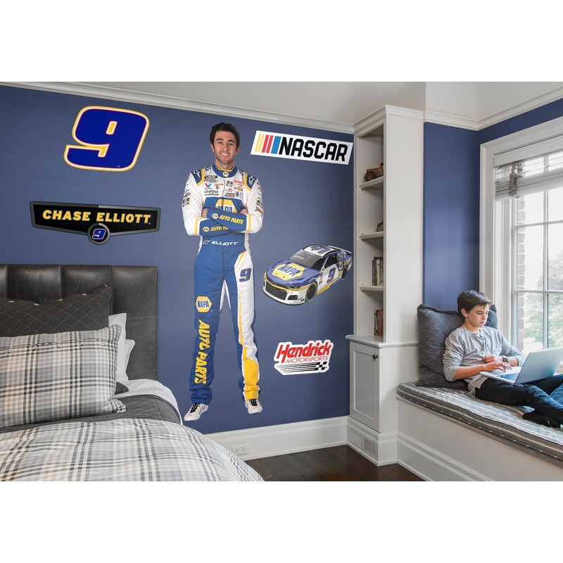 Chase Elliott – RealBig Driver Collection – Official NASCAR – Reusable Vinyl Wall Decals