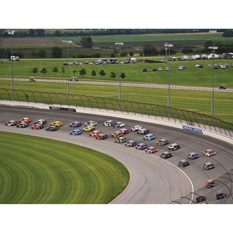 Chicagoland Speedway – Peel & Stick Poster – Official NASCAR – Reusable Vinyl Wall Decal