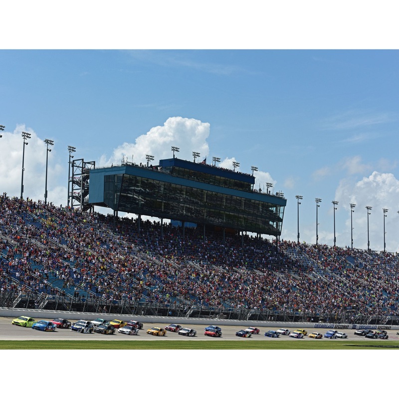 Chicagoland Speedway Stands – Peel & Stick Poster – Official NASCAR – Reusable Vinyl Wall Decal