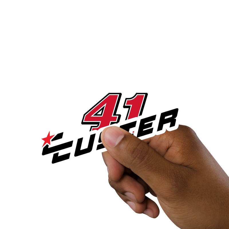 Cole Custer #41 – 5 Logo Minis (Mixed Sizes) – Official NASCAR – Reusable Vinyl Decals