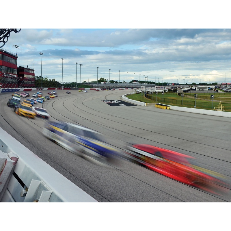 Darlington Raceway – The Turn – Peel & Stick Poster – Official NASCAR – Reusable Vinyl Wall Decal
