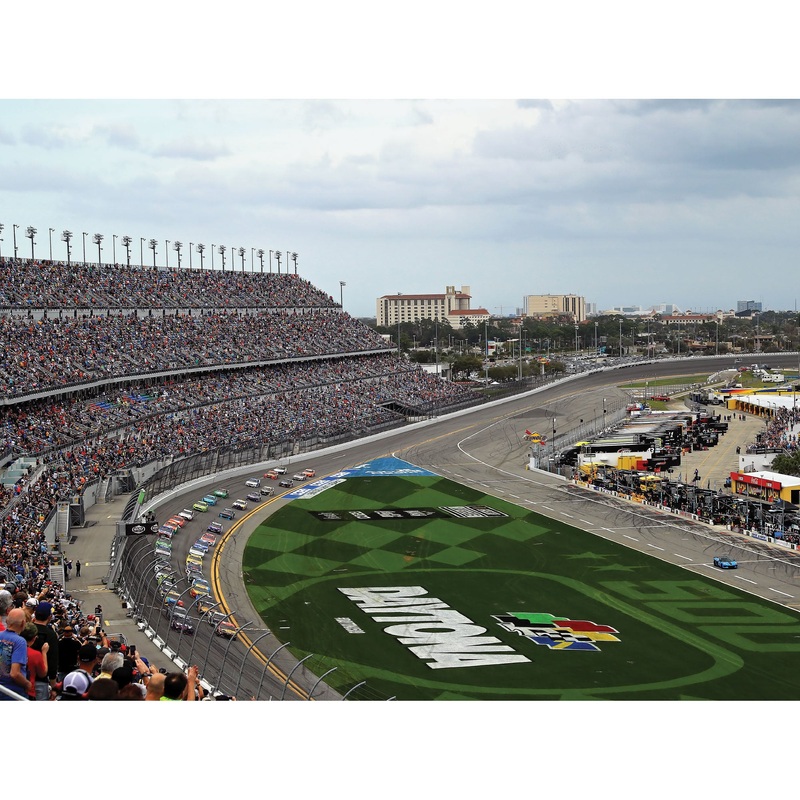 Daytona International Speedway – Peel & Stick Poster – Official NASCAR – Reusable Vinyl Wall Decal