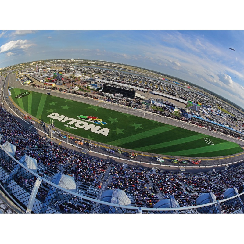 Daytona International Speedway – Wide Shot Mural – Peel & Stick Poster – Official NASCAR – Reusable Vinyl Wall Decal