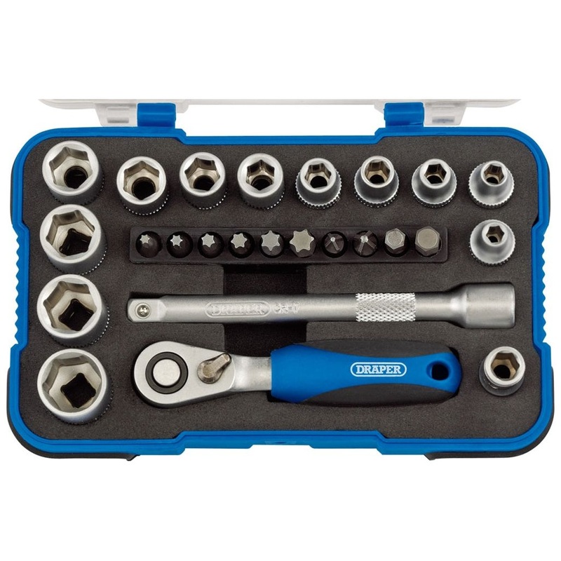 Draper 1/4 Sq Dr Metric Socket Set