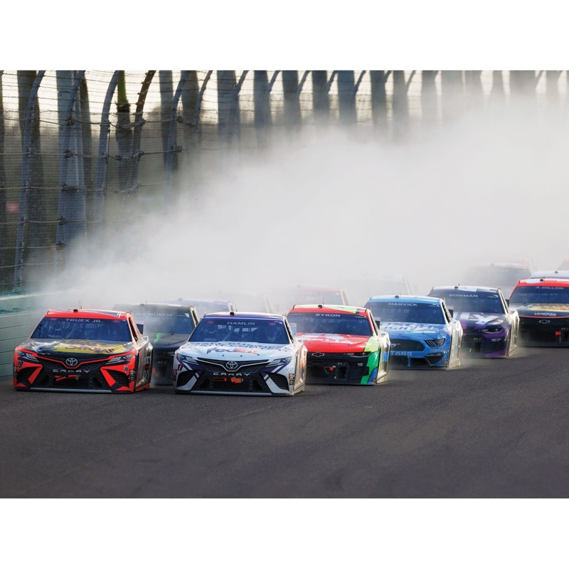 Homestead-Miami Speedway – The Pack Mural – Peel & Stick Poster – Official NASCAR – Reusable Vinyl Wall Decal