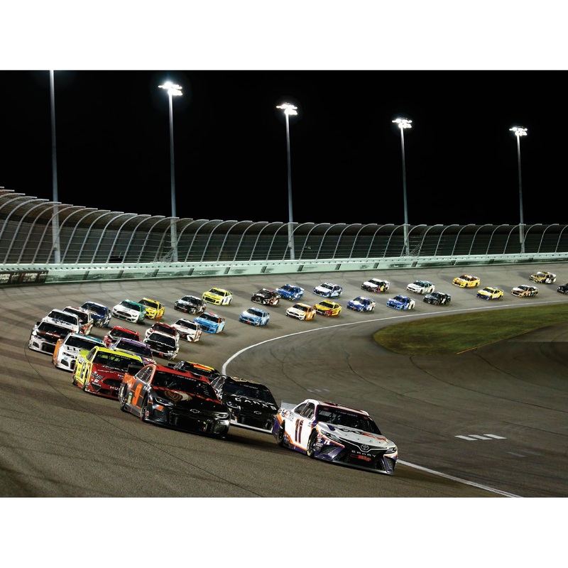 Homestead-Miami Speedway – The Turn – Peel & Stick Poster – Official NASCAR – Reusable Vinyl Wall Decal