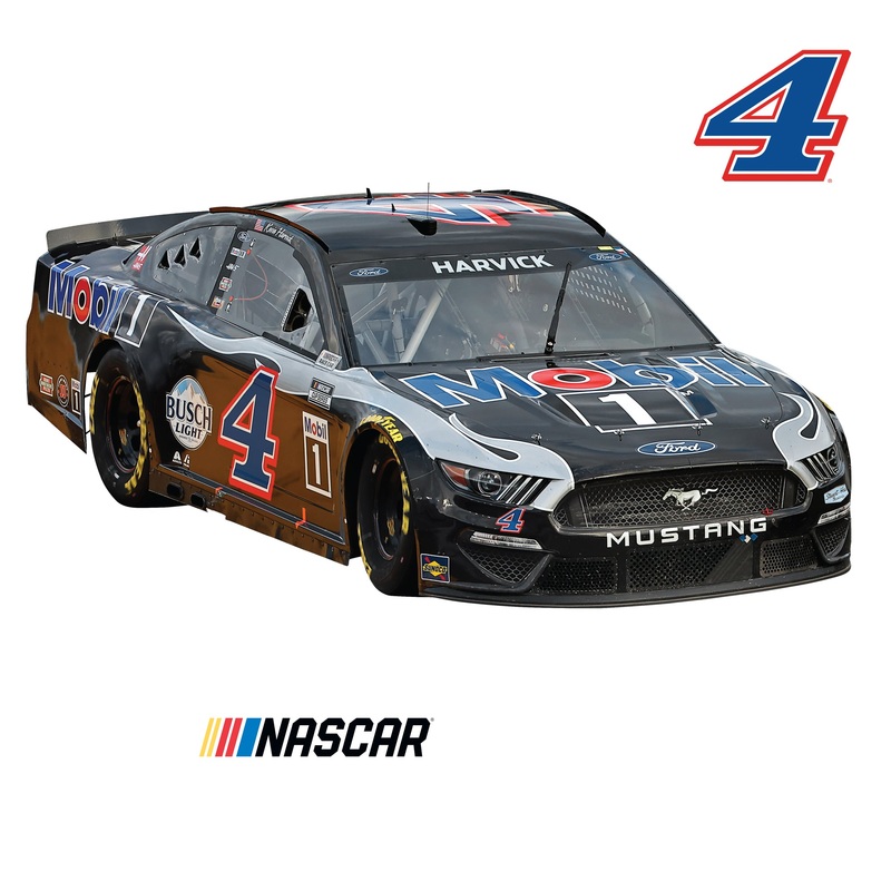 Kevin Harvick – RealBig Mobil Car Collection – Official NASCAR – Reusable Vinyl Wall Decals