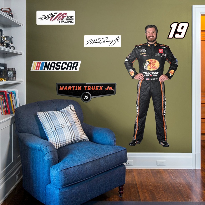 Martin Truex Jr. – RealBig Driver Collection – Official NASCAR – Reusable Vinyl Wall Decals