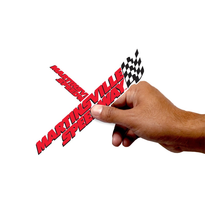 Martinsville Speedway – 5 Logo Minis (Mixed Sizes) – Official NASCAR – Reusable Vinyl Decals